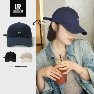 MŨ NÓN LƯỠI TRAI LUCY LORIN CAP PHONG CÁCH BASIC CHE NẮNG TỐT VẢI KAKI COTTON SIZE 52-64cm